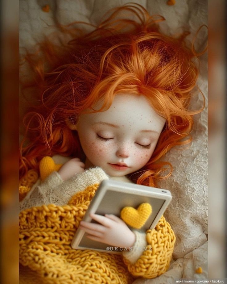 Очаровательные Рыжики: источник вдохновения для вязания **)) (фото 10)