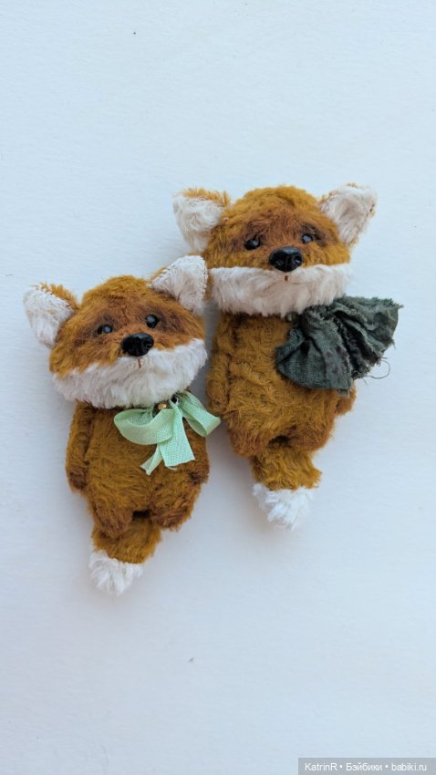 Лисята. Брошки — Авторские мишки Тедди и друзья: фото (фото 4)