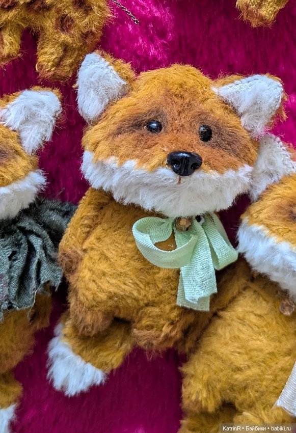 Лисята. Брошки — Авторские мишки Тедди и друзья: фото