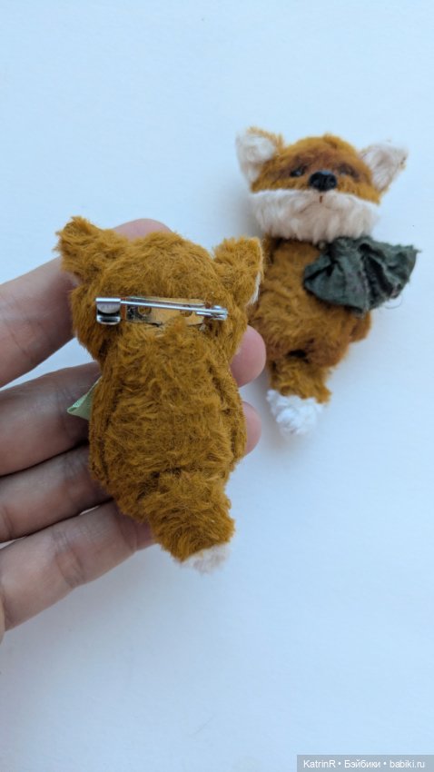 Лисята. Брошки — Авторские мишки Тедди и друзья: фото (фото 5)