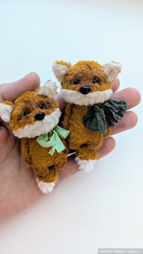 Лисята. Брошки — Авторские мишки Тедди и друзья: фото (фото 3)