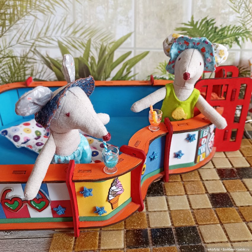 Мышки с мечтами о лете — Мягкие игровые и текстильные куклы: тряпичные (фото 7)