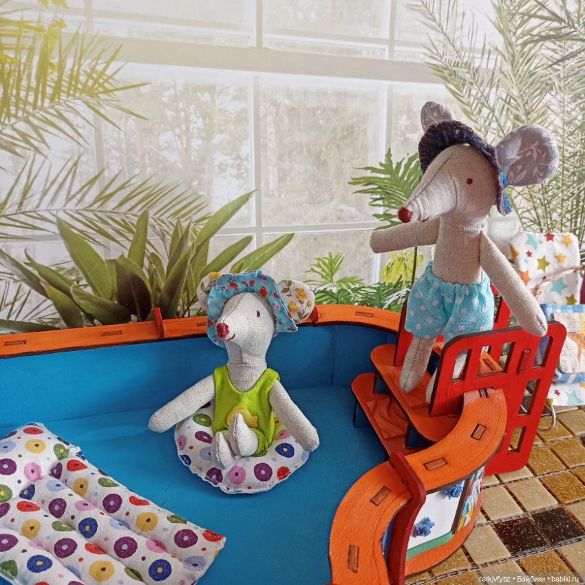 Мышки с мечтами о лете — Мягкие игровые и текстильные куклы: тряпичные (фото 5)