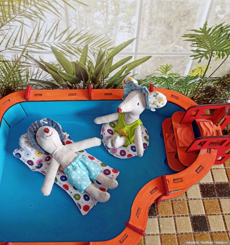 Мышки с мечтами о лете — Мягкие игровые и текстильные куклы: тряпичные (фото 6)