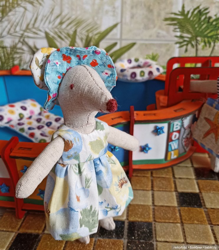 Мышки с мечтами о лете — Мягкие игровые и текстильные куклы: тряпичные (фото 3)