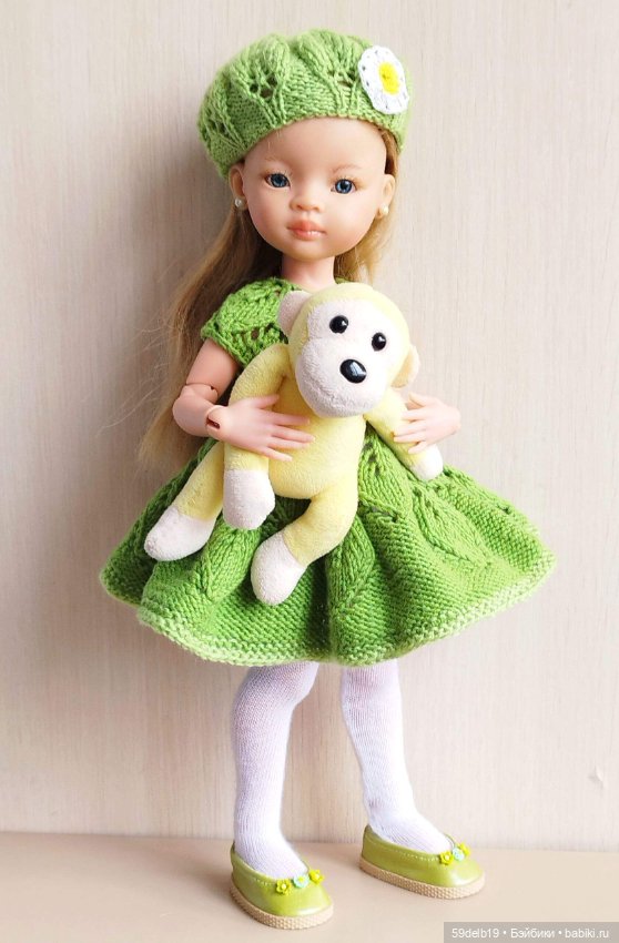 Зелёный комплект с ромашками для паола рейна (фото 6)