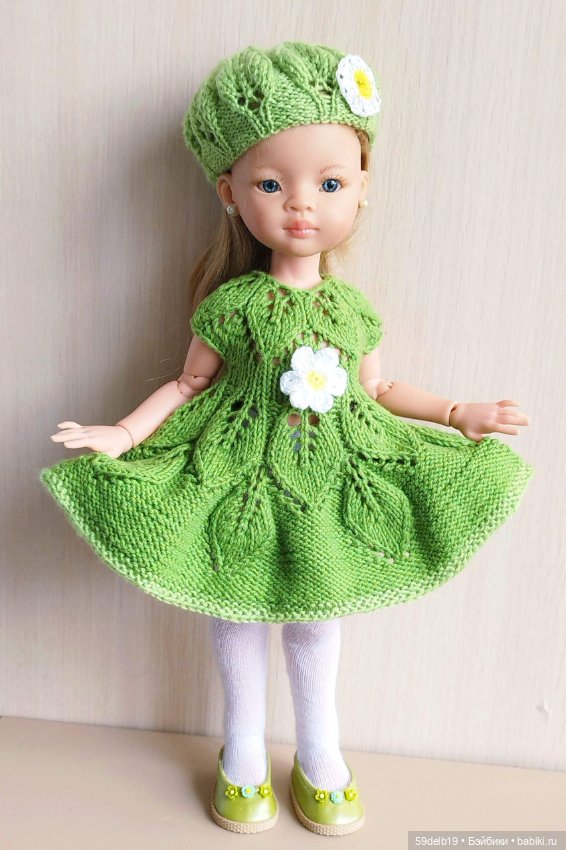 Зелёный комплект с ромашками для паола рейна (фото 2)