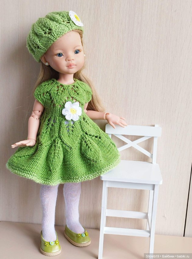 Зелёный комплект с ромашками для паола рейна (фото 4)