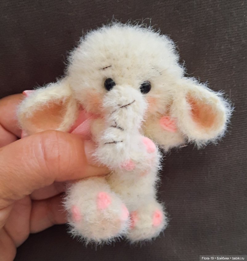 Белый Слоник — Вязаные игрушки и амигуруми: крючком (фото 3)