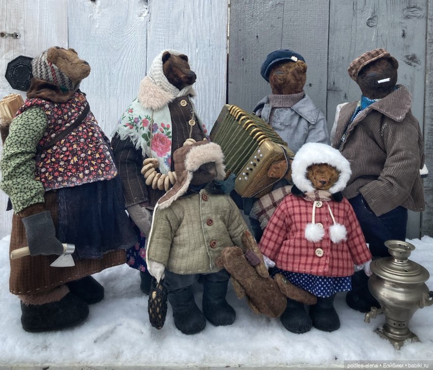 Встречаем масленицу — Авторские мишки Тедди и друзья: фото