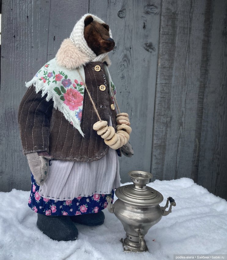 Встречаем масленицу — Авторские мишки Тедди и друзья: фото (фото 7)