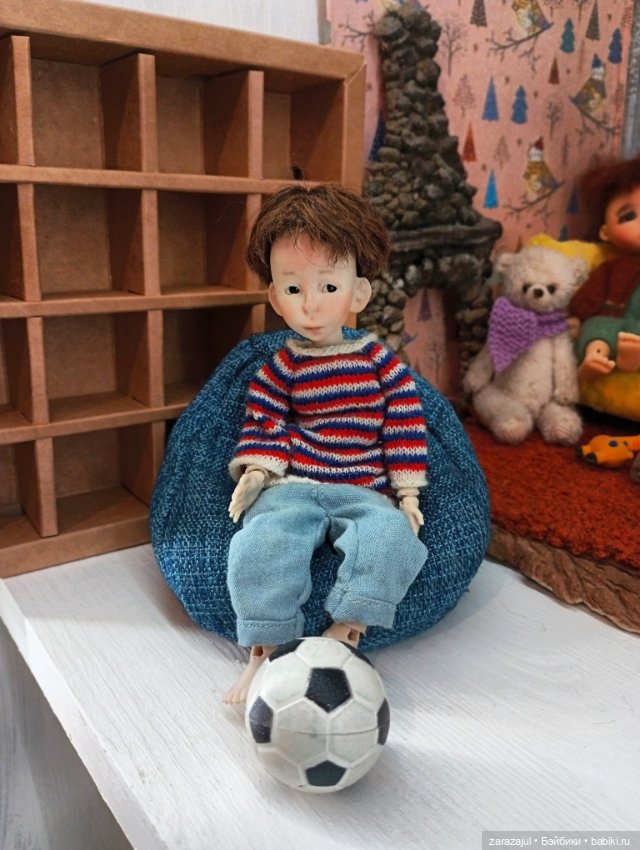 А у нас внезапно мальчик — Авторские шарнирные куклы своими руками: лепка (фото 3)