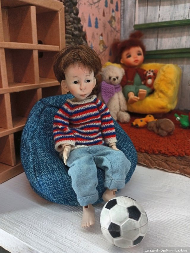 А у нас внезапно мальчик — Авторские шарнирные куклы своими руками: лепка (фото 7)