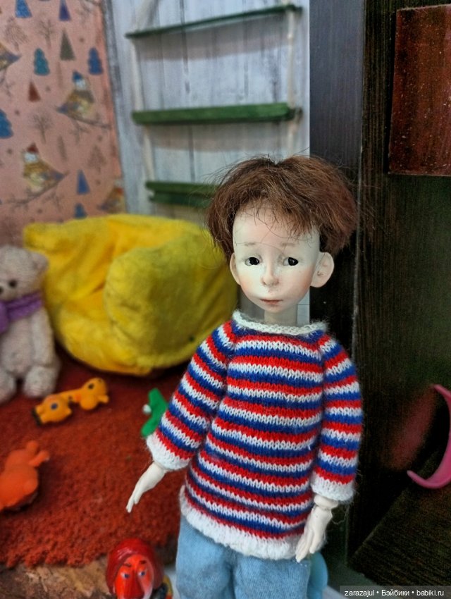 А у нас внезапно мальчик — Авторские шарнирные куклы своими руками: лепка (фото 5)