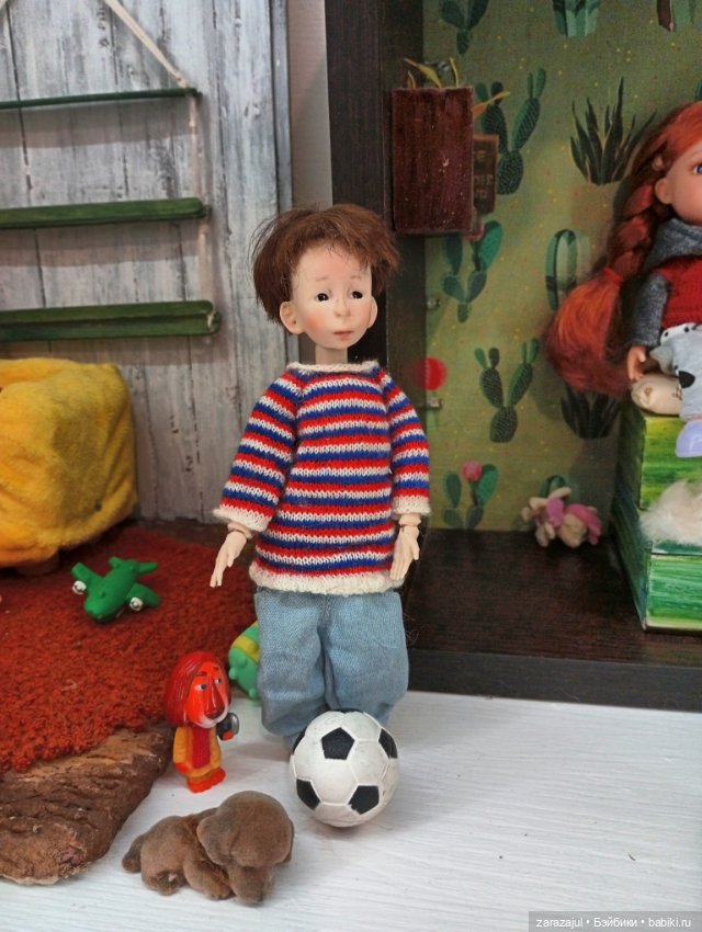 А у нас внезапно мальчик — Авторские шарнирные куклы своими руками: лепка (фото 6)
