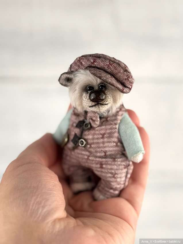 Тедди мишка Кузьма — Авторские мишки Тедди и друзья: фото (фото 4)