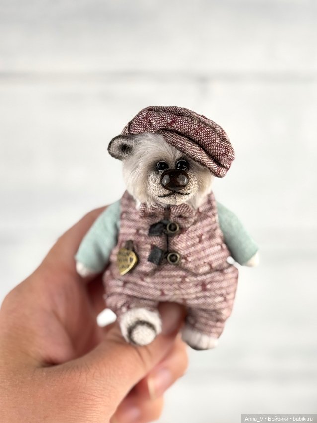 Тедди мишка Кузьма — Авторские мишки Тедди и друзья: фото (фото 2)