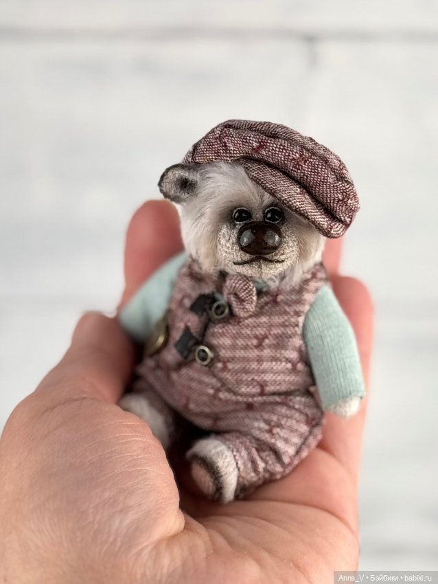 Тедди мишка Кузьма — Авторские мишки Тедди и друзья: фото (фото 3)