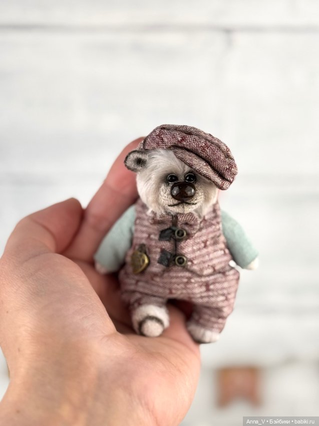 Тедди мишка Кузьма — Авторские мишки Тедди и друзья: фото (фото 5)