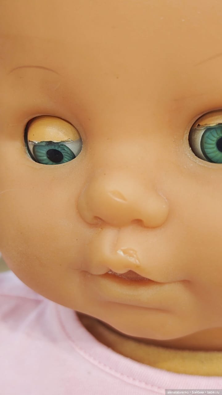 Реставрация куклы — Ремонт кукол СССР и ГДР (немок): чернота (фото 2)