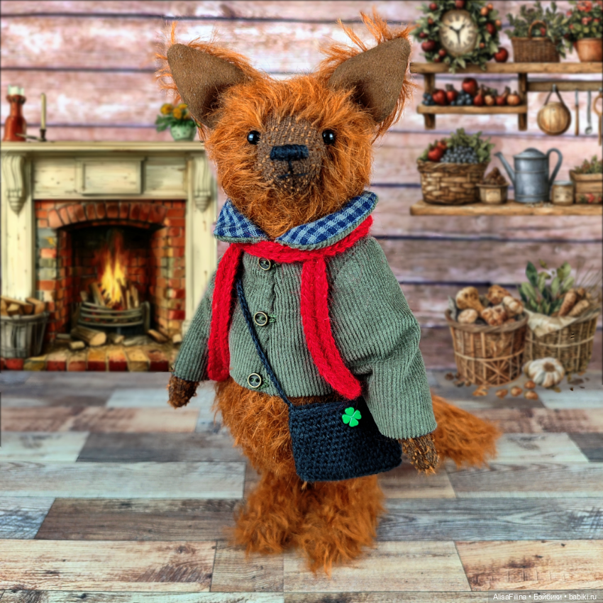 Волк Тедди Эрнест — Авторские мишки Тедди и друзья: фото