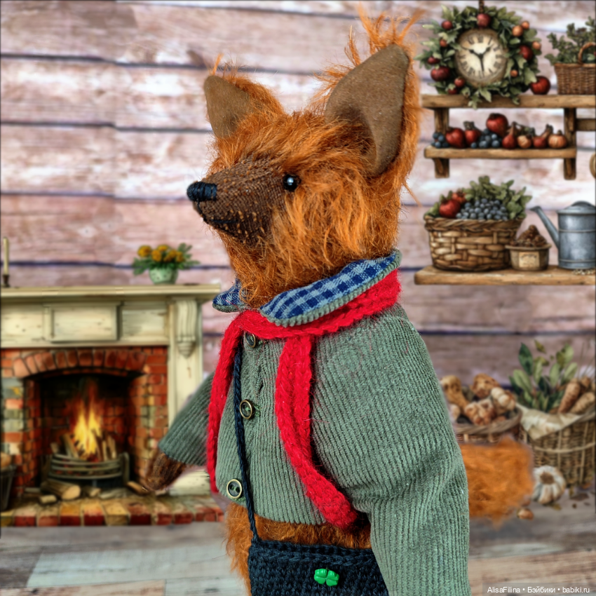 Волк Тедди Эрнест — Авторские мишки Тедди и друзья: фото (фото 5)