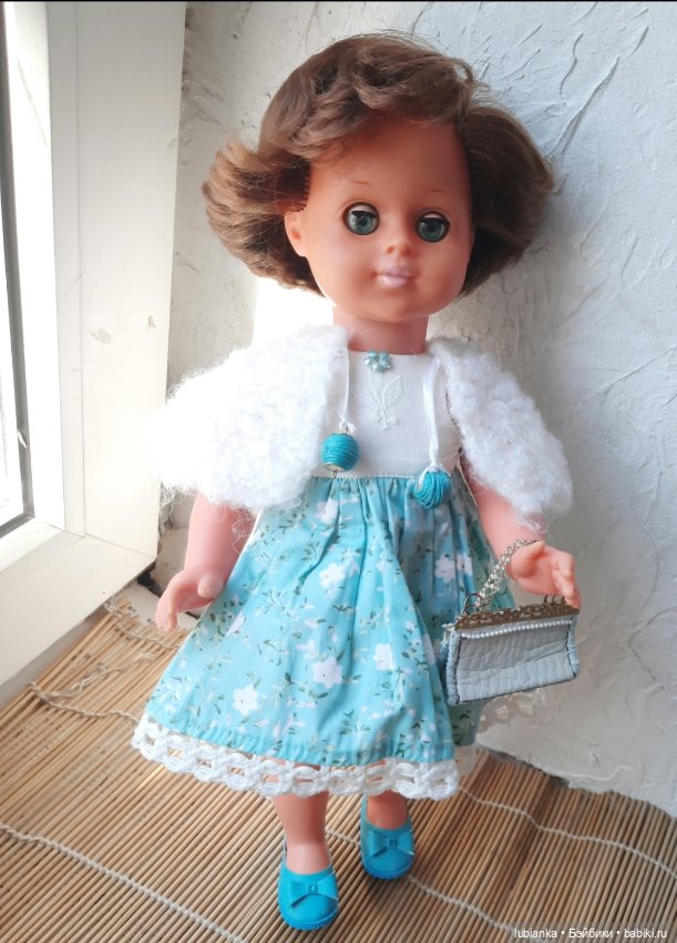 Бирюзового немного💙 — Винтажные куклы ГДР (Немки): Бигги (фото 4)