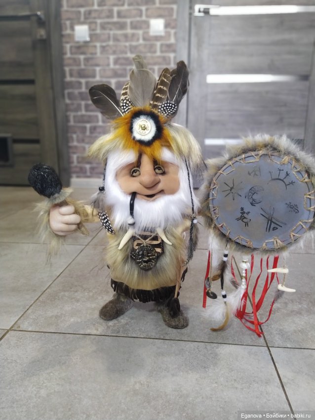 Шаман — Куклы из капрона и чулочной техники: авторские игрушки