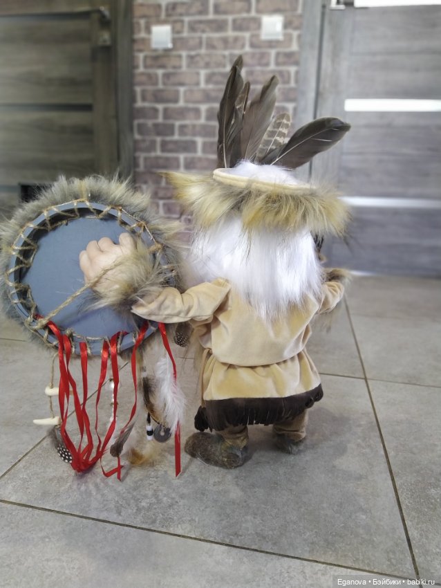 Шаман — Куклы из капрона и чулочной техники: авторские игрушки (фото 2)