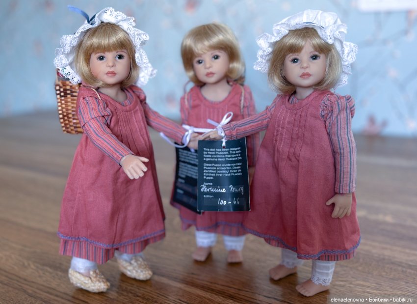 Тройняшки Hermine Burg от Heidi Plusczok - ничего милее Вы сегодня не увидите