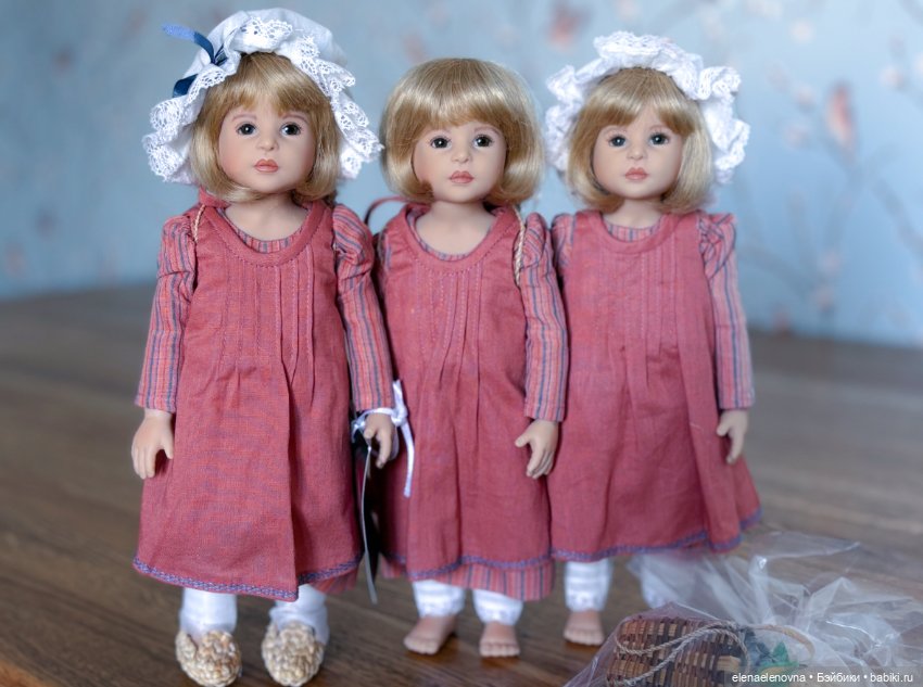 Тройняшки Hermine Burg от Heidi Plusczok - ничего милее Вы сегодня не увидите