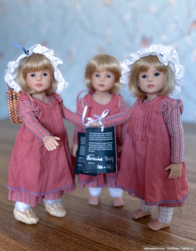 Тройняшки Hermine Burg от Heidi Plusczok - ничего милее Вы сегодня не увидите