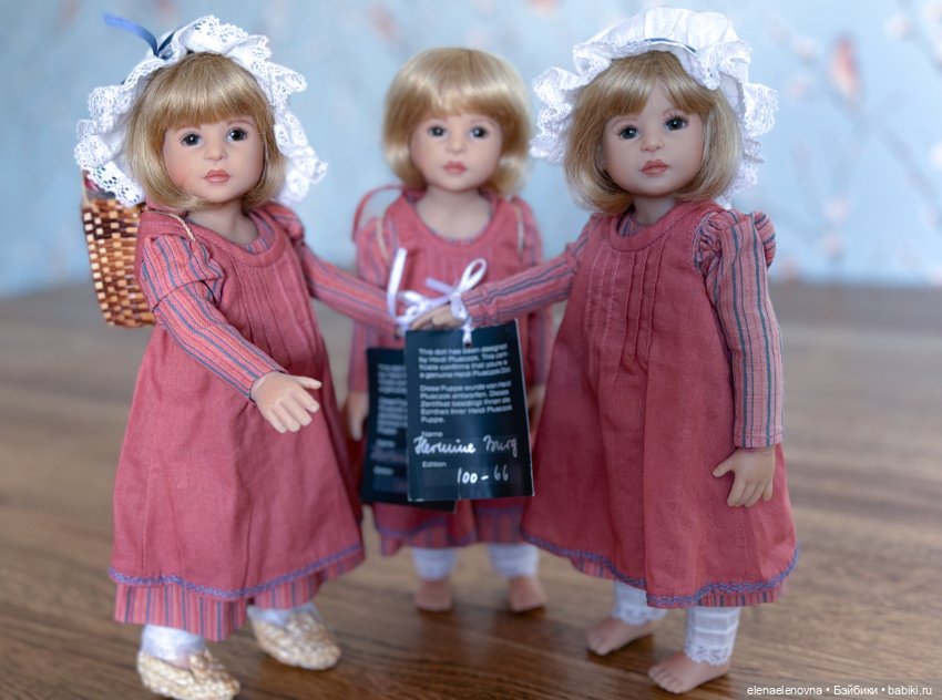 Тройняшки Hermine Burg от Heidi Plusczok - ничего милее Вы сегодня не увидите