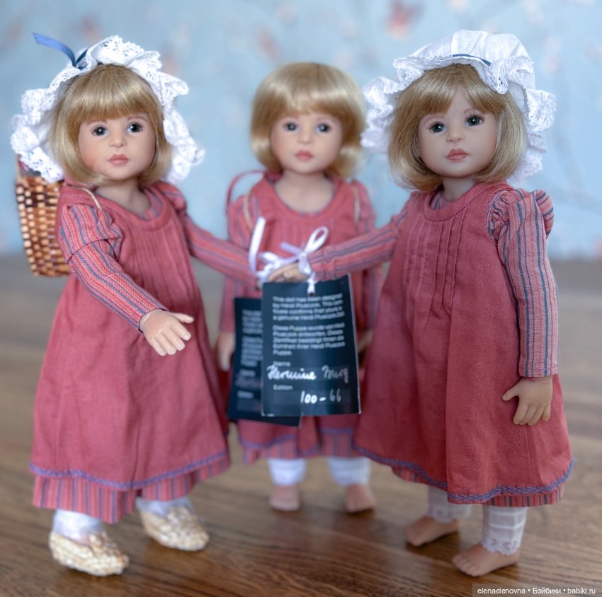 Тройняшки Hermine Burg от Heidi Plusczok - ничего милее Вы сегодня не увидите