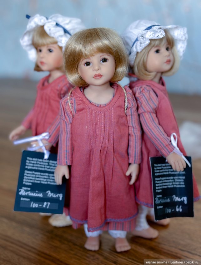 Тройняшки Hermine Burg от Heidi Plusczok - ничего милее Вы сегодня не увидите