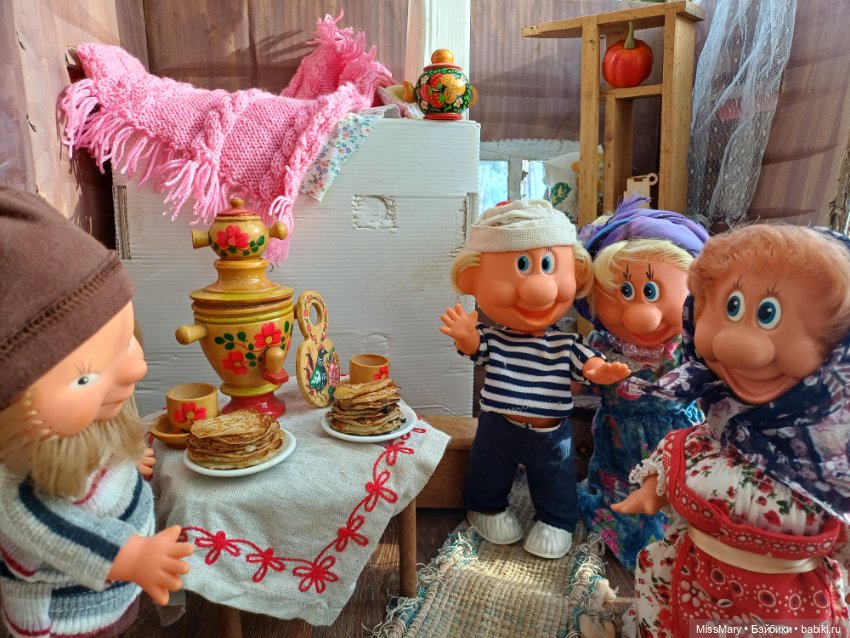 Весёлые картинки. Посиделки на Масленицу