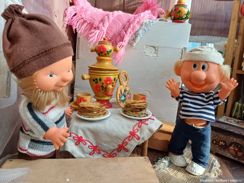 Весёлые картинки. Посиделки на Масленицу