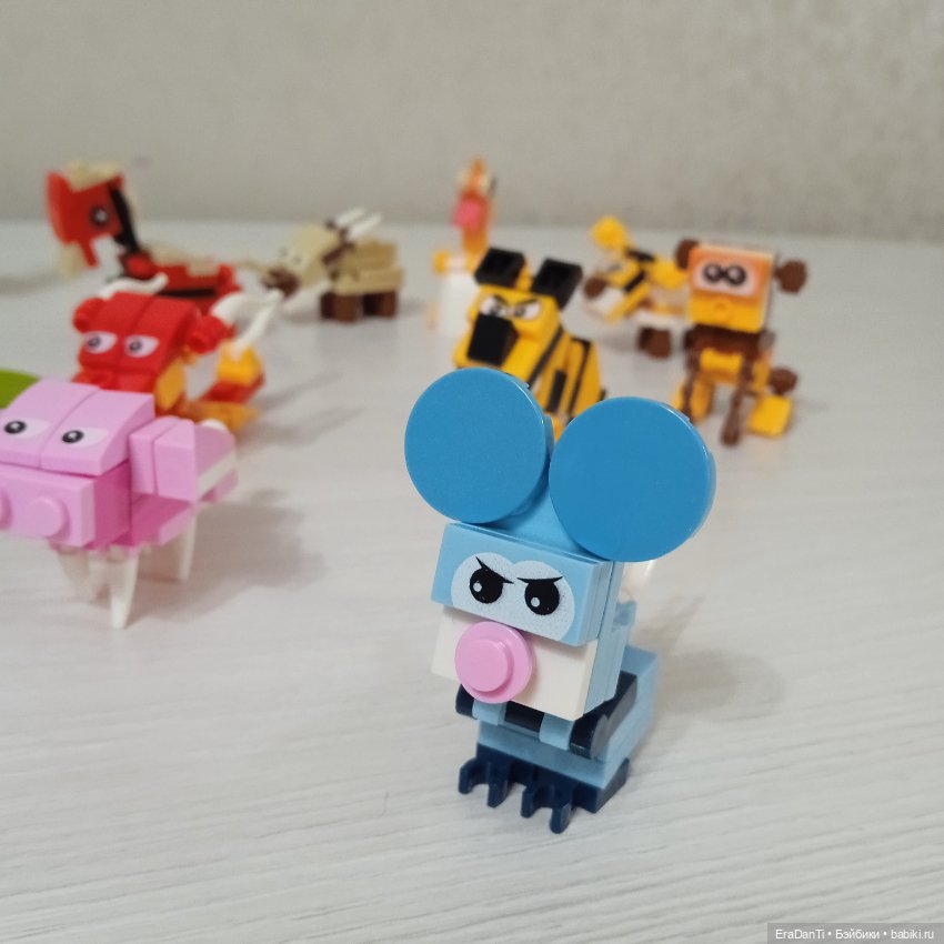 Восточный календарь в стиле Лего🐅🐑🐂🐎🐕🐍🐖🦧🐓🐇🐀🐉 (фото 8)