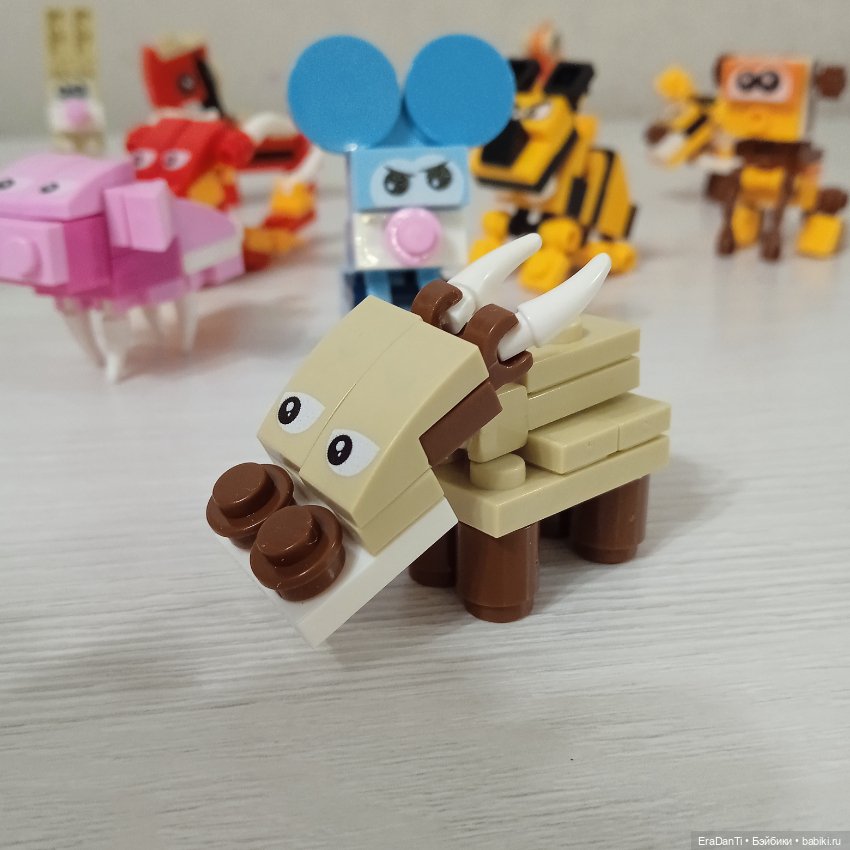 Восточный календарь в стиле Лего🐅🐑🐂🐎🐕🐍🐖🦧🐓🐇🐀🐉 (фото 10)