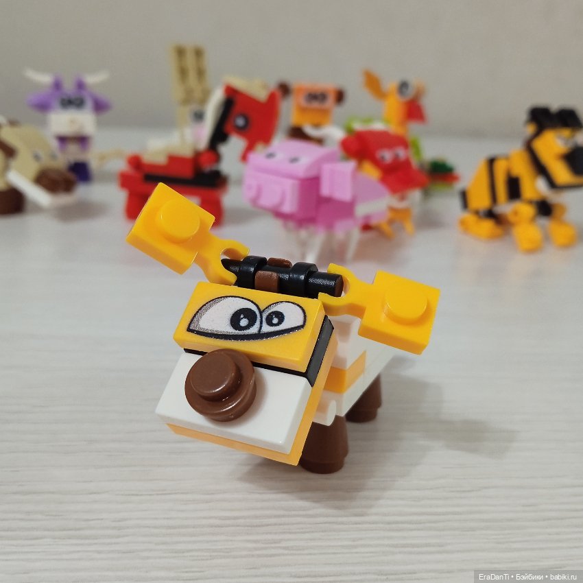 Восточный календарь в стиле Лего🐅🐑🐂🐎🐕🐍🐖🦧🐓🐇🐀🐉