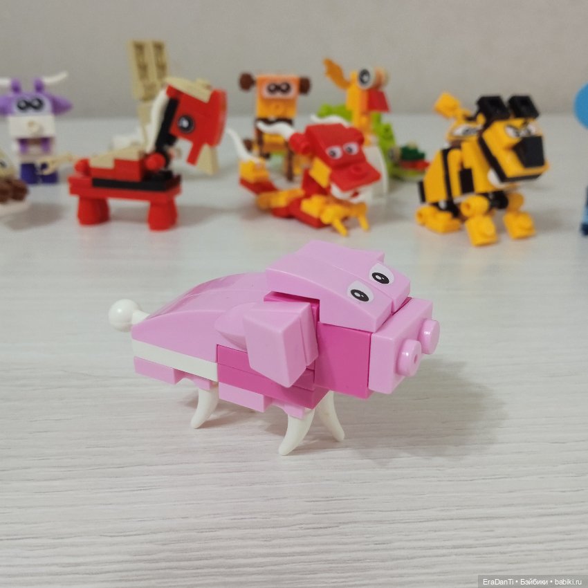 Восточный календарь в стиле Лего🐅🐑🐂🐎🐕🐍🐖🦧🐓🐇🐀🐉