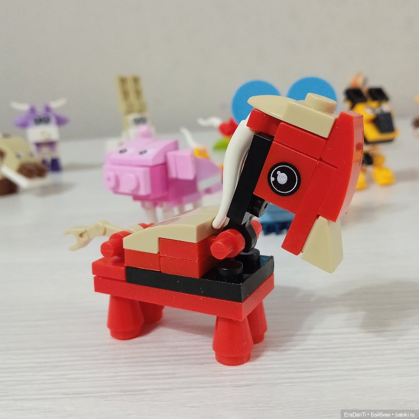 Восточный календарь в стиле Лего🐅🐑🐂🐎🐕🐍🐖🦧🐓🐇🐀🐉