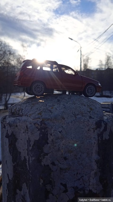 Приключения бордовой машинки зимой (фото 5)