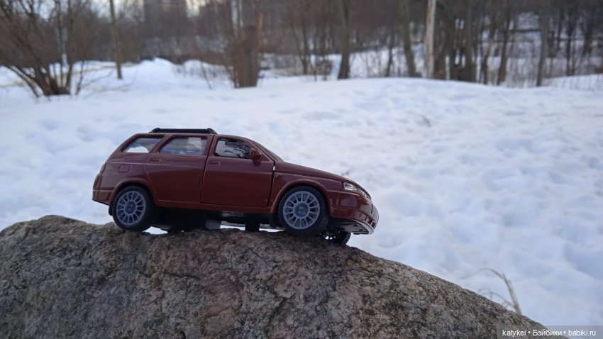 Приключения бордовой машинки зимой (фото 10)