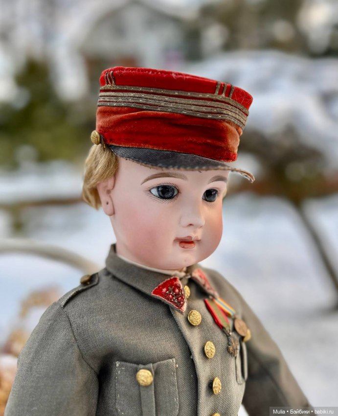 Идет солдат по улице — Антикварные куклы Jumeau (Жюмо): Tete Jumeau (фото 4)