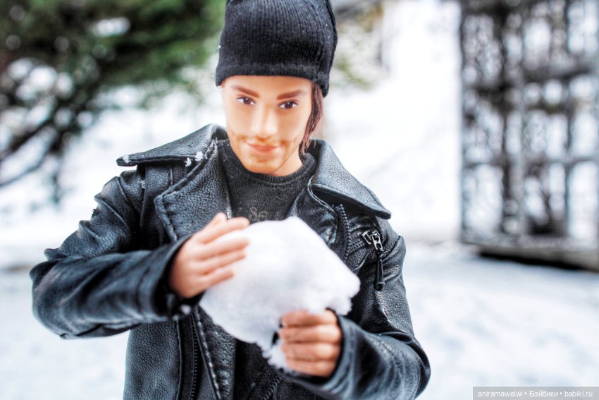 Снежная прогулка Саши и Высотина