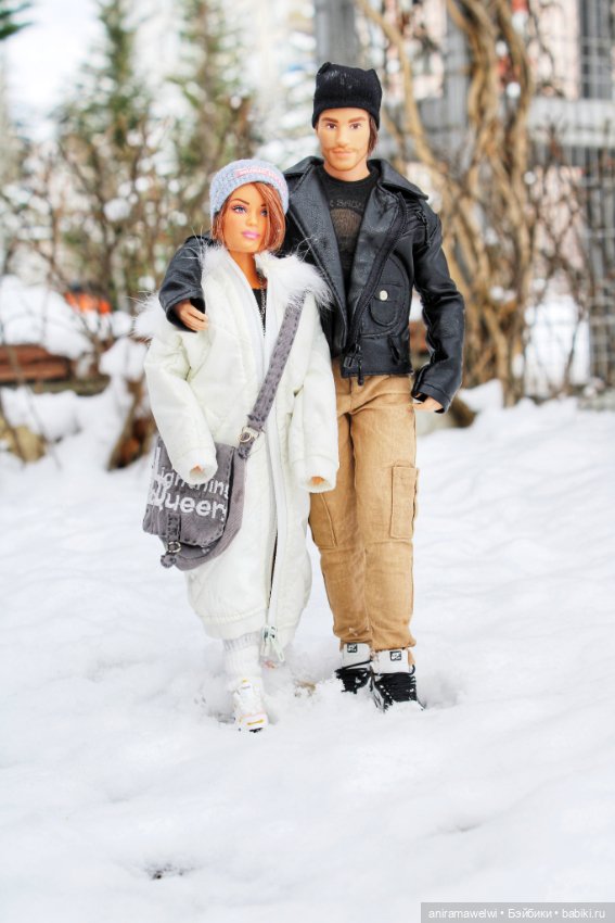 Снежная прогулка Саши и Высотина