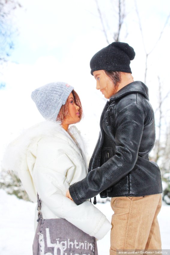 Снежная прогулка Саши и Высотина