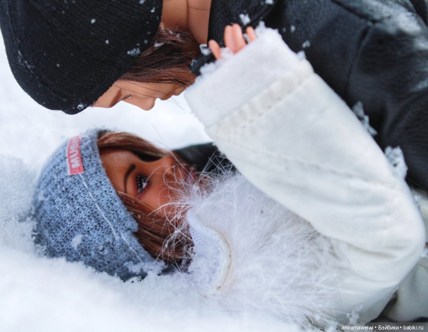 Снежная прогулка Саши и Высотина
