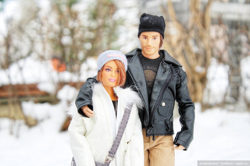 Снежная прогулка Саши и Высотина